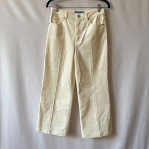 J MCLAUGHLIN LOWDEN WIDE LEG JEAN PANT HIGH WAIST COASTAL CHIC MODERN CLASSIC 4